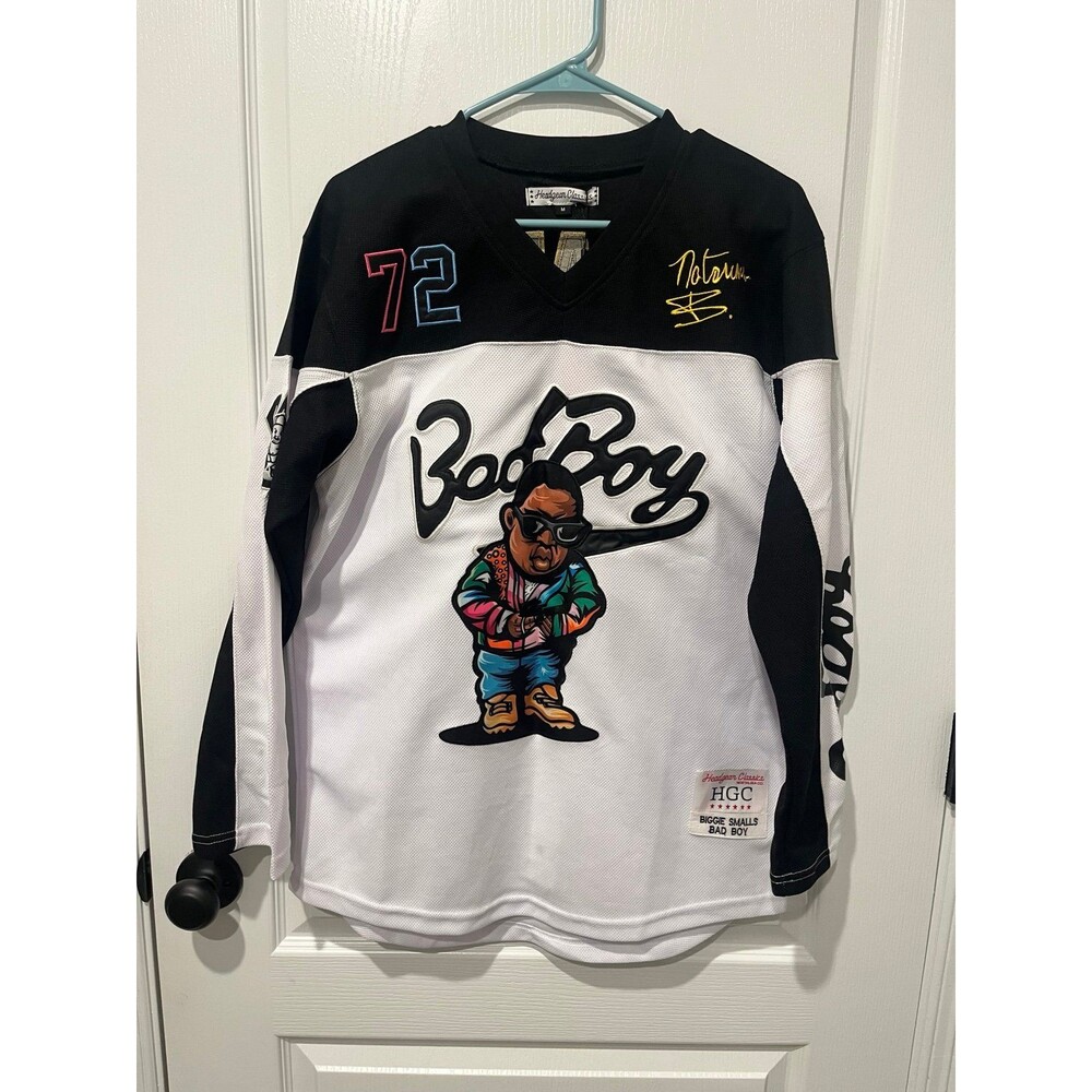 Headgear Classics Biggie Smalls Bad Boy #72 Hockey Jersey – Size M – NWT